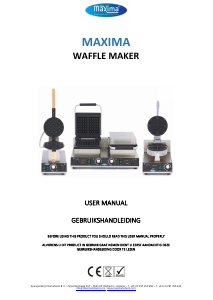 Handleiding Maxima 09365120 Wafelijzer