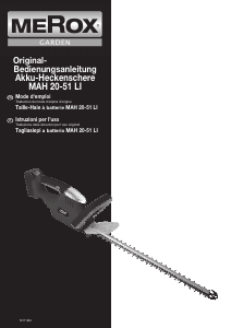 Bedienungsanleitung Merox MAH 20-51 LI Heckenschere