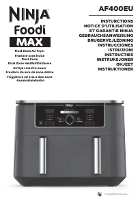 Manual de uso Ninja AF400EU Foodi Max Freidora