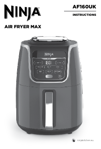 Handleiding Ninja AF160UK Air Fryer Max Friteuse