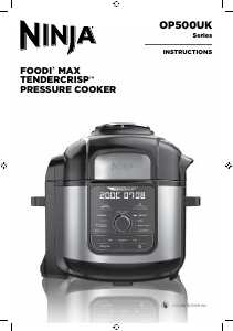 Bruksanvisning Ninja OP500UK Foodi Max Tendercrisp Tryckkokare