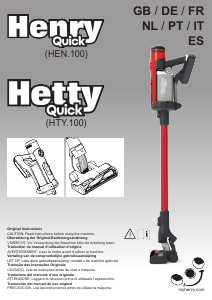 Bedienungsanleitung Numatic HTY 100 Hetty Quick Staubsauger
