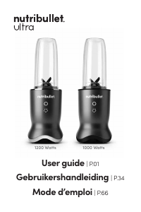 Bruksanvisning Nutribullet Ultra 1200 Blender