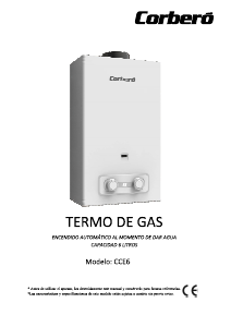 Manual de uso Corberó CCE6GB Caldera de gas