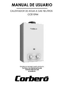 Manual de uso Corberó CCE10FMGB Caldera de gas