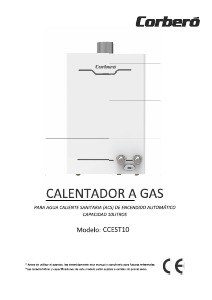 Manual de uso Corberó CCEST10GB Caldera de gas