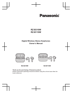 Bruksanvisning Panasonic RZ-B110W Hörlurar