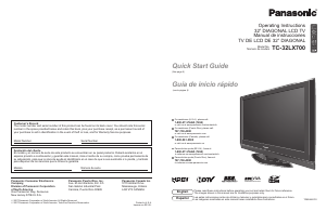 Bruksanvisning Panasonic TC-32LX700 LCD TV