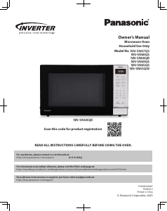 Bruksanvisning Panasonic NN-SN68QB Mikrovågsugn