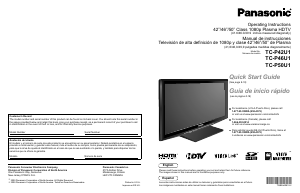 Bruksanvisning Panasonic TC-P46U1 Plasma TV