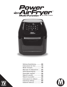 Instrukcja PowerXL Power Frytkownica