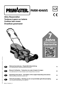 Manual Primaster PARM 4046VS Lawn Mower