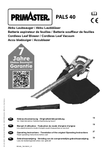 Mode d’emploi Primaster PALS 40 Souffleur