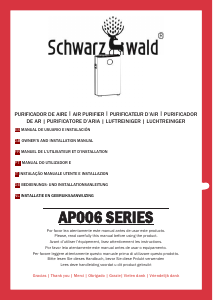 Manuale Schwarzwald AP3006 Purificatore d'aria