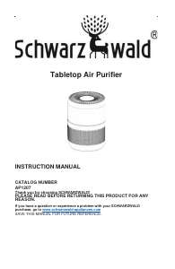 Manual de uso Schwarzwald AP1207 Purificador de aire