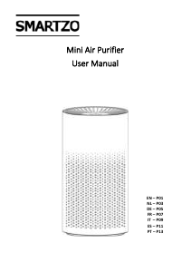 Manuale Smartzo M1 Purificatore d'aria