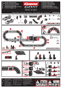 Hướng dẫn sử dụng Carrera 62396 Speed n race Đường đua