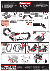 Käyttöohje Carrera 62418 Disney Pixar Cars 3 Finish first Kilparata