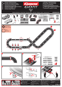 Manuale Carrera 62419 Disney Pixar Cars 3 Fast friends Pista de gara