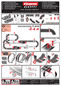 Hướng dẫn sử dụng Carrera 62423 DTM Touring contest Đường đua