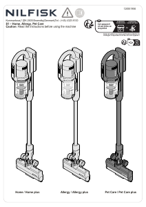 Hướng dẫn sử dụng Nilfisk S1 Home Plus Máy hút bụi