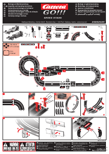 Brugsanvisning Carrera 62425 Speed stars Racerbane