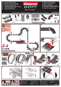 Hướng dẫn sử dụng Carrera 62429 Max action Đường đua