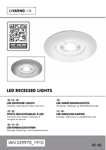Brugsanvisning LivarnoLux IAN 329970 Lampe