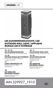 Manuál LivarnoLux IAN 339927 Svítilna