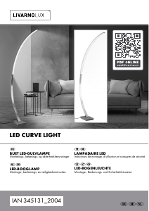 Brugsanvisning LivarnoLux IAN 345131 Lampe