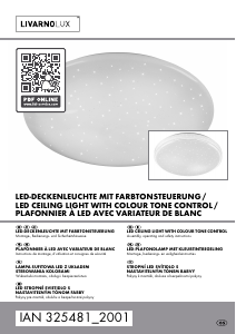 Manual LivarnoLux IAN 325481 Lamp