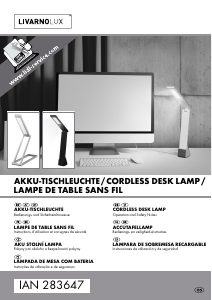 Manual LivarnoLux IAN 283647 Lamp