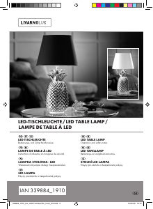 Návod LivarnoLux IAN 339884 Svietidlo