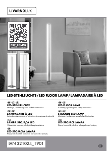 Manual LivarnoLux IAN 321024 Lamp