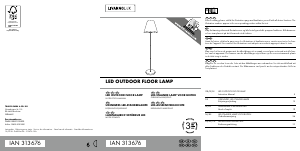 Mode d’emploi LivarnoLux IAN 313676 Lampe