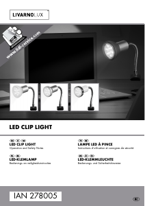 Manual LivarnoLux IAN 278005 Lamp