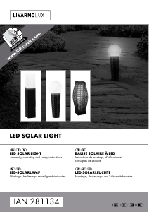 Manual LivarnoLux IAN 281134 Lamp