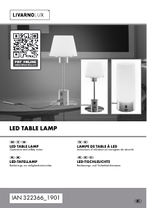 Manual LivarnoLux IAN 322366 Lamp