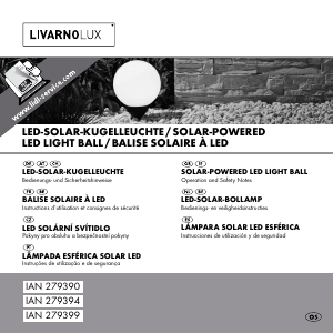 Manual LivarnoLux IAN 279390 Lamp