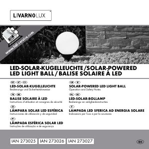 Manual LivarnoLux IAN 273026 Lamp