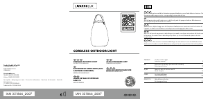 Brugsanvisning LivarnoLux IAN 351866 Lampe