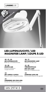 Mode d’emploi LivarnoLux IAN 297415 Lampe