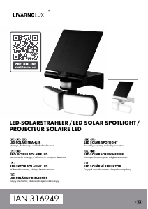 Manual LivarnoLux IAN 316949 Lamp