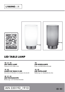 Manual LivarnoLux IAN 330192 Lamp