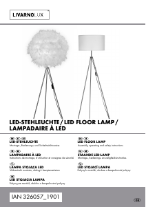 Manual LivarnoLux IAN 326057 Lamp