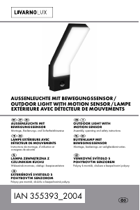 Mode d’emploi LivarnoLux IAN 355393 Lampe