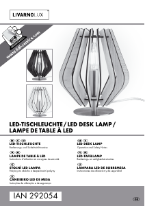 Mode d’emploi LivarnoLux IAN 292054 Lampe