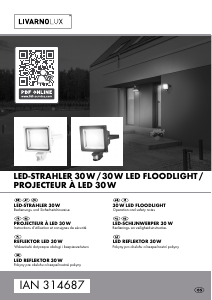 Manual LivarnoLux IAN 314687 Lamp