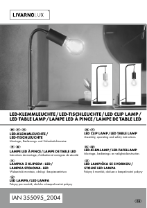 Manual LivarnoLux IAN 355095 Lamp