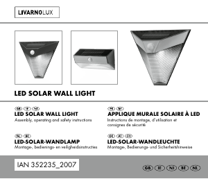 Mode d’emploi LivarnoLux IAN 352235 Lampe